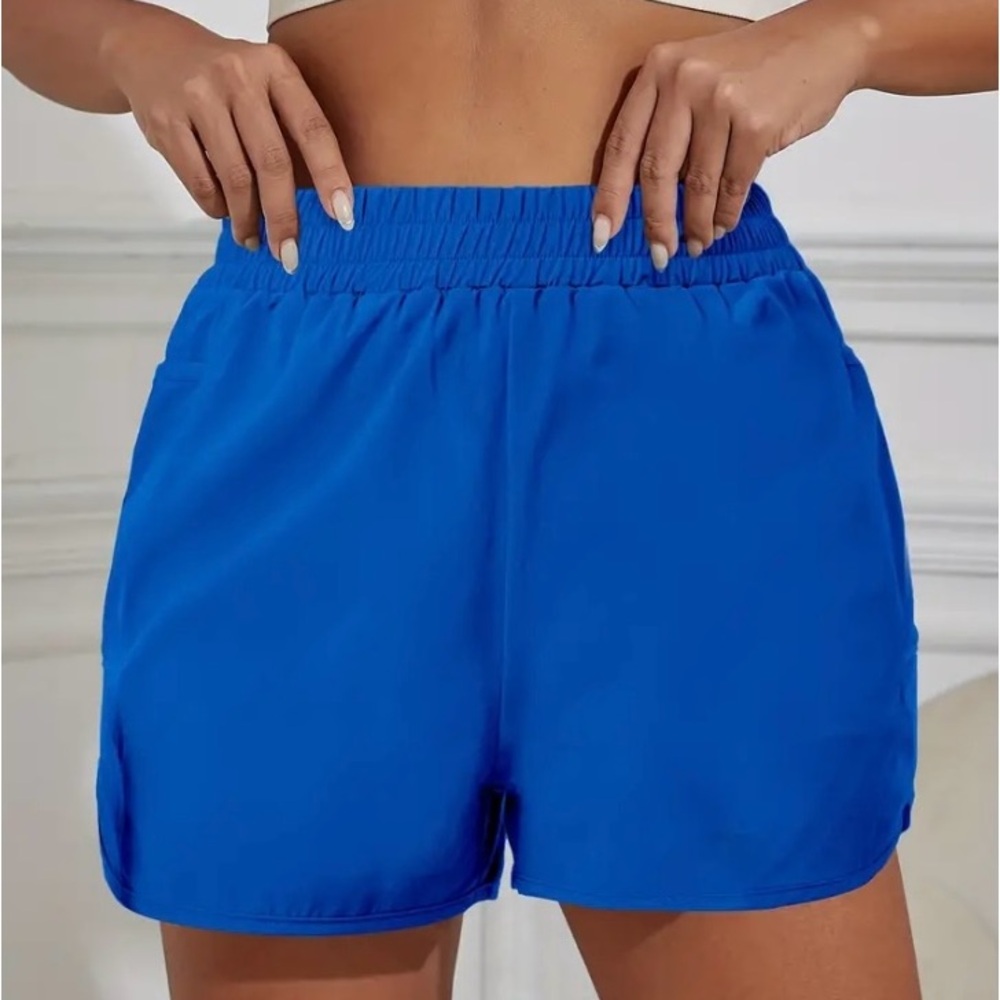 NWOT Dry Wicking Athletic Shorts Pull On, Size L - Picture 2 of 4